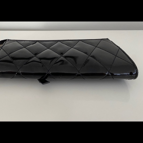 Coach Black Patent Leather Wristlet - Picture 4 of 6